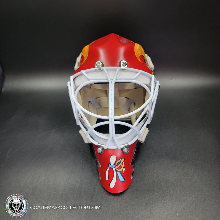 Ed Belfour Signed Goalie Mask V2 Chicago Complex MATTE Finish Autographed Signature Edition