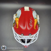 Ed Belfour Signed Goalie Mask V2 Chicago Complex MATTE Finish Autographed Signature Edition