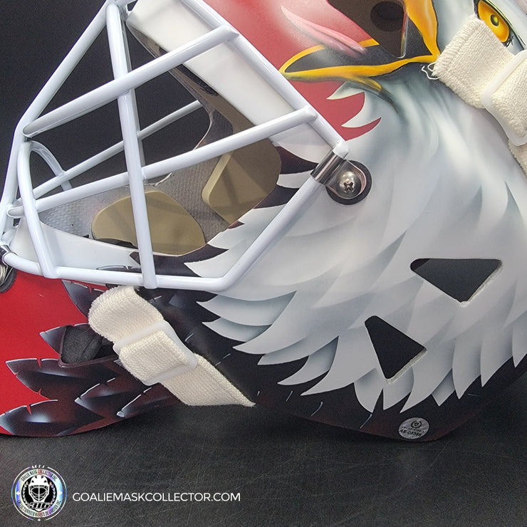 Ed Belfour Signed Goalie Mask V2 Chicago Complex MATTE Finish Autographed Signature Edition