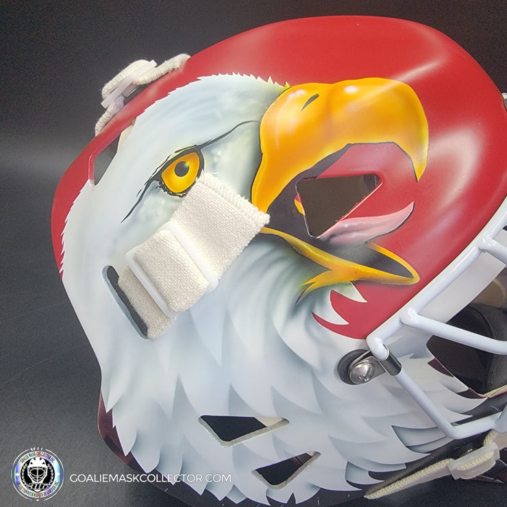 Ed Belfour Signed Goalie Mask V2 Chicago Complex MATTE Finish Autographed Signature Edition