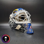 Ed Belfour Signed Goalie Mask Toronto Blue V1 Signature Edition Autographed Tribute