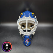 Ed Belfour Signed Goalie Mask Toronto Blue V1 Signature Edition Autographed Tribute