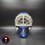 Ed Belfour Signed Goalie Mask Toronto Blue V1 Signature Edition Autographed Tribute