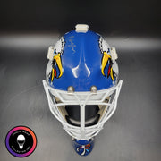 Ed Belfour Signed Goalie Mask Toronto Blue V1 Signature Edition Autographed Tribute