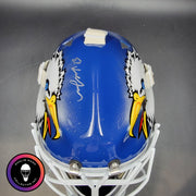 Ed Belfour Signed Goalie Mask Toronto Blue V1 Signature Edition Autographed Tribute