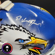 Ed Belfour Signed Goalie Mask Toronto Blue V1 Signature Edition Autographed Tribute