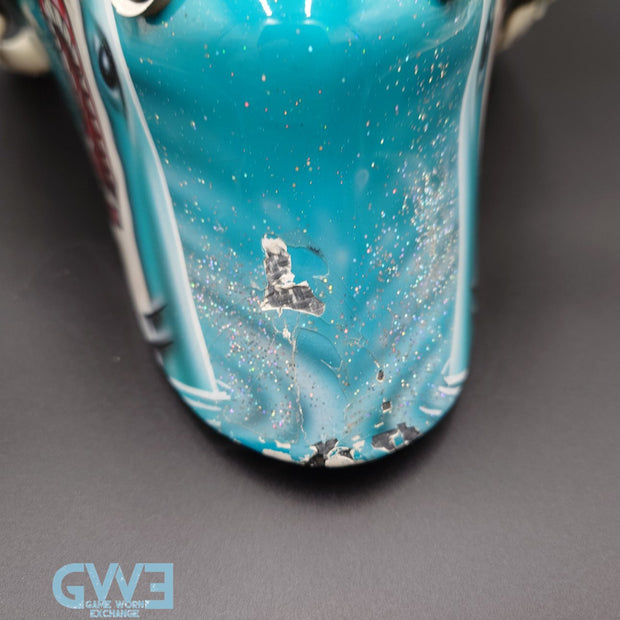 Evgeni Nabokov Goalie Mask Game Worn 2002-03 San Jose Sharks by Miska and Warwick Photo-Matched  AS-03404