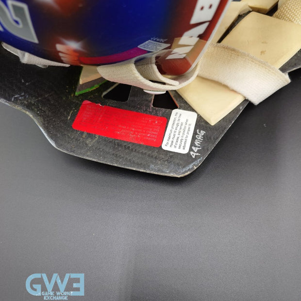 Evgeni Nabokov Goalie Mask Game Worn 2012-13 New York Islanders by Miska and Warwick AS-03405