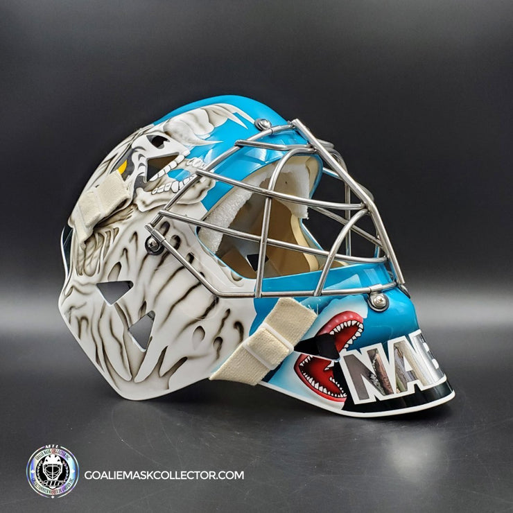 Evgeni Nabokov Goalie Mask Unsigned San Jose Tribute