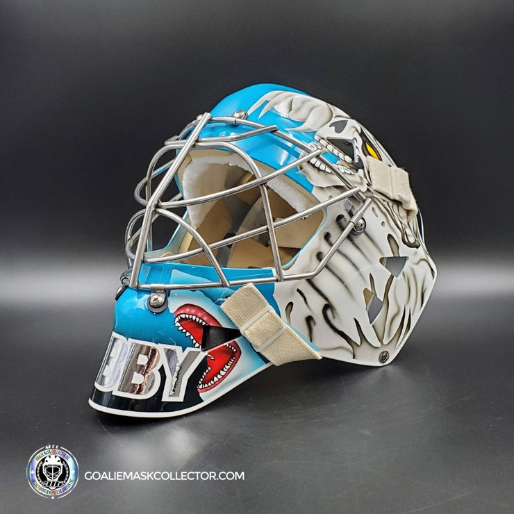 Evgeni Nabokov Goalie Mask Unsigned San Jose Tribute