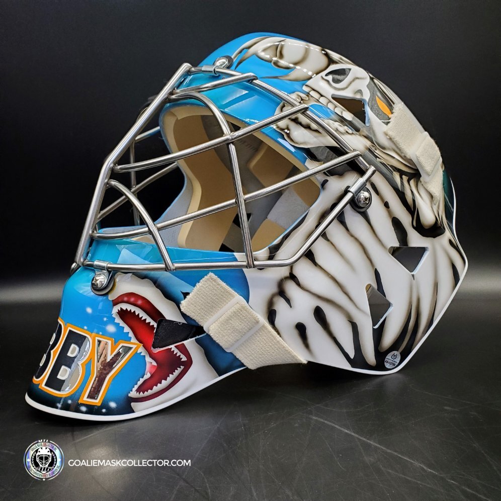 Evgeni Nabokov Signed Goalie Mask San Jose Signature Edition