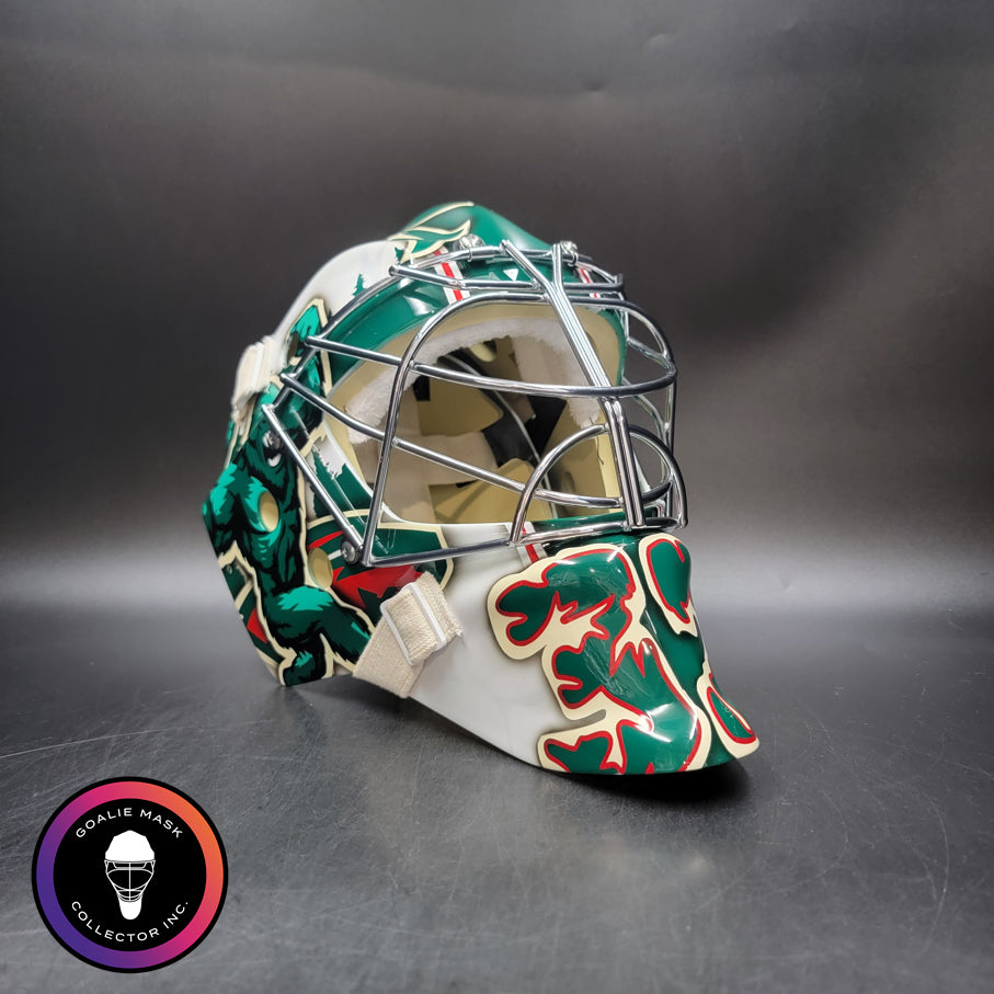 Filip Gustavsson Goalie Mask Unsigned 2026 Minnesota Wild Big Foot Tribute