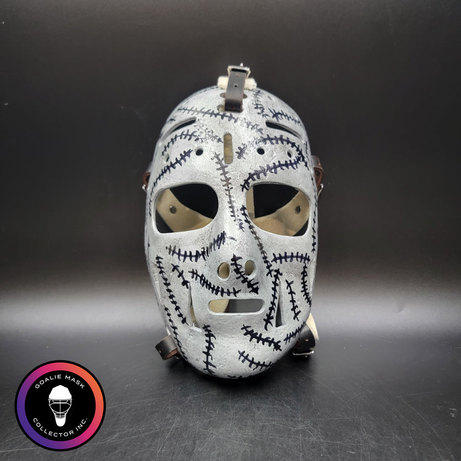 Gerry Cheevers Goalie Mask Unsigned Boston GAME USED Edition Vintage Full Size Tribute. Goalie Mask Collector.