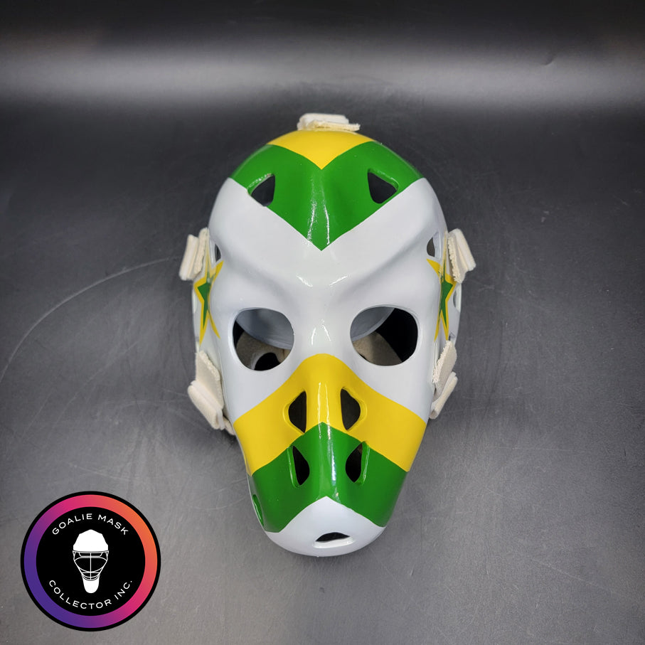 Gilles Meloche Goalie Mask Unsigned Minnesota Vintage Pristine Premium Tribute