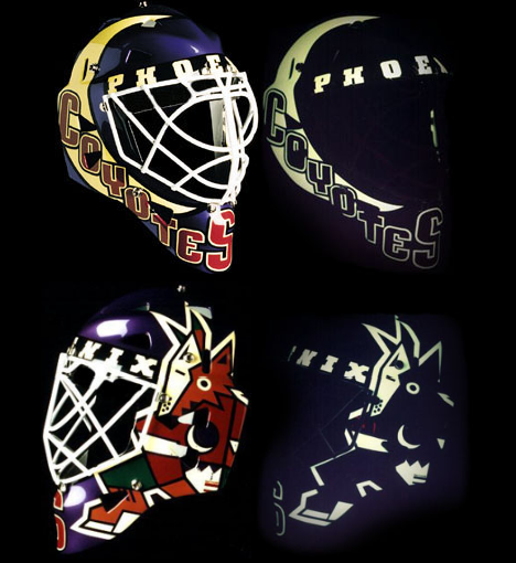 Nikolai Khabibulin Signed Goalie Mask Phoenix V2 GLOW IN DARK Signature Edition Autographed