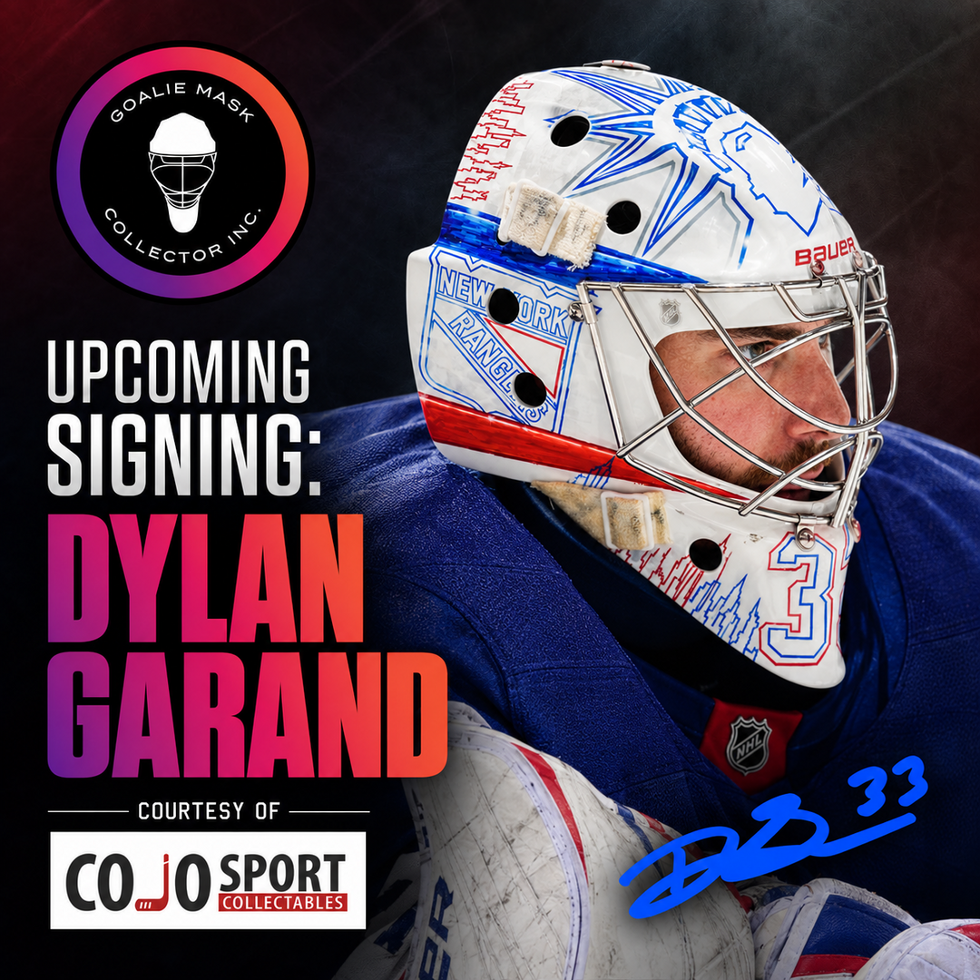 Original Dylan Garand signing announcement with CoJo Sport Collectables; signing now completed