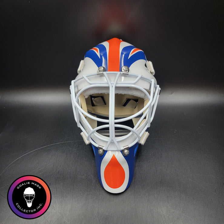 Grant Fuhr Signed Goalie Mask Edmonton Classic V1 1987 Signature Edition Autographed