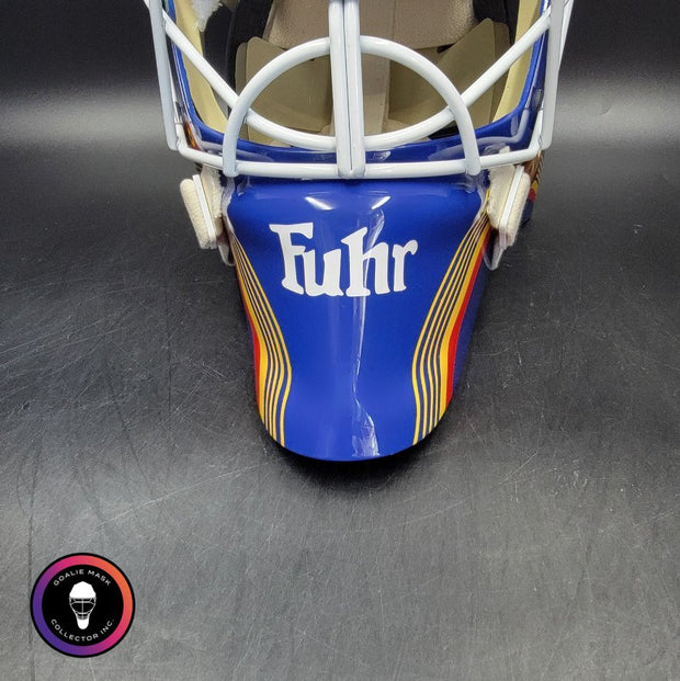 Grant Fuhr Signed Goalie Mask St. Louis V4 2000 Signature Edition Autographed Tribute