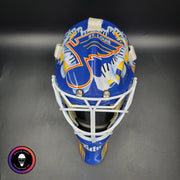 Grant Fuhr Signed Goalie Mask St. Louis V4 2000 Signature Edition Autographed Tribute