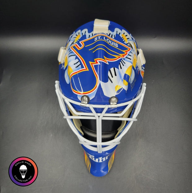 Grant Fuhr Signed Goalie Mask St. Louis V4 2000 Signature Edition Autographed Tribute