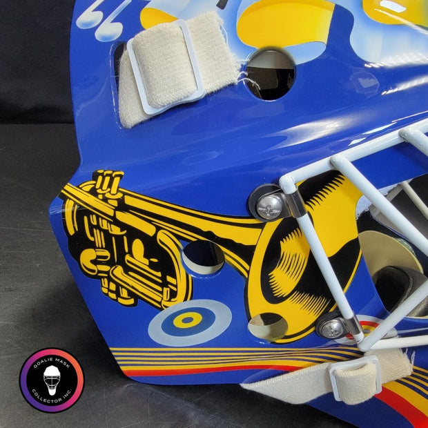 Grant Fuhr Signed Goalie Mask St. Louis V4 2000 Signature Edition Autographed Tribute