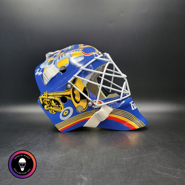 Grant Fuhr Signed Goalie Mask St. Louis V4 2000 Signature Edition Autographed Tribute