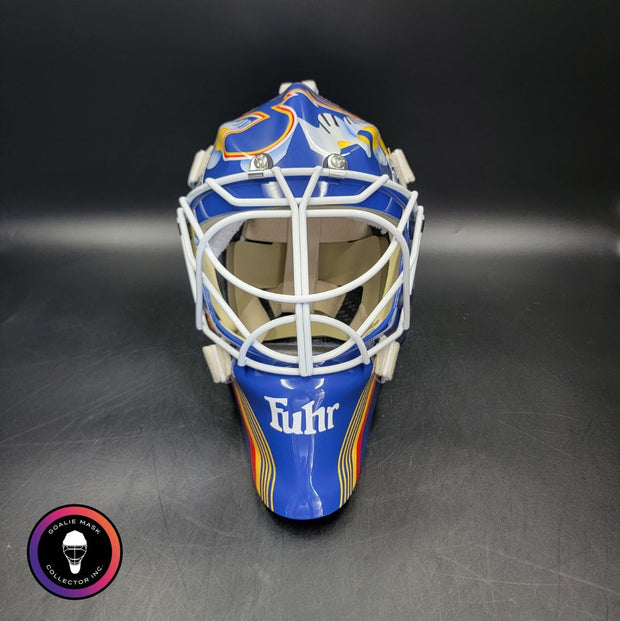 Grant Fuhr Signed Goalie Mask St. Louis V4 2000 Signature Edition Autographed Tribute