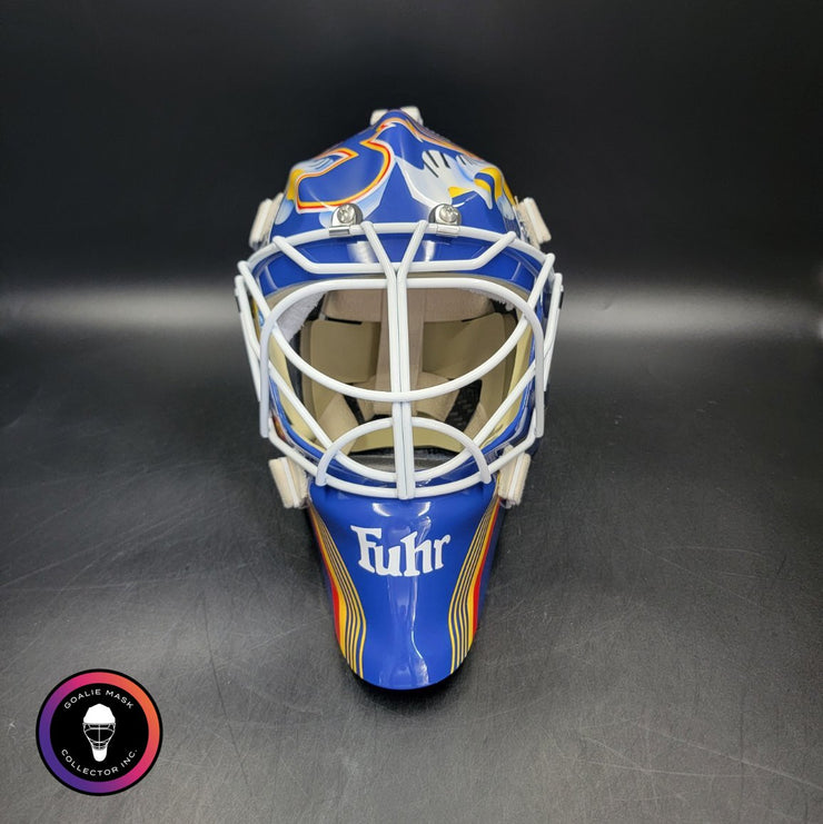 Grant Fuhr Signed Goalie Mask St. Louis V4 2000 Signature Edition Autographed Tribute