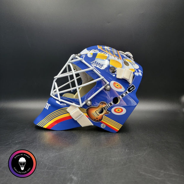 Grant Fuhr Signed Goalie Mask St. Louis V4 2000 Signature Edition Autographed Tribute