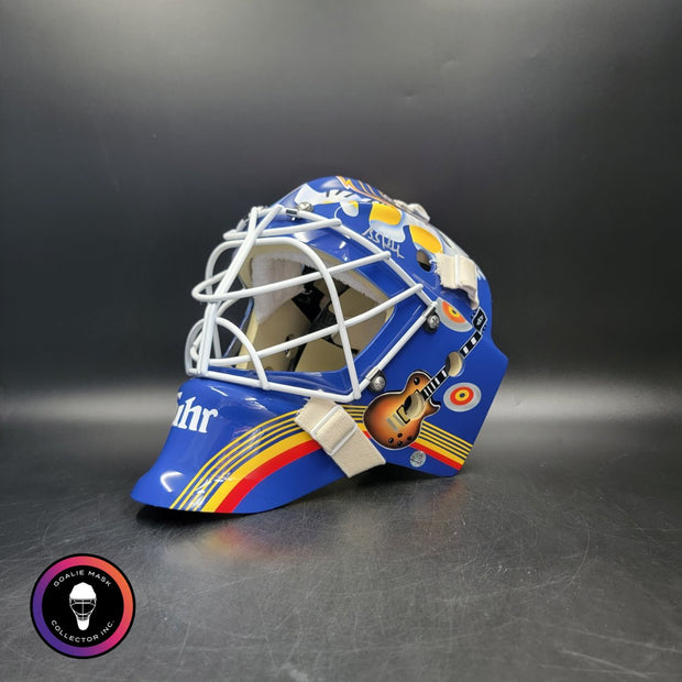 Grant Fuhr Signed Goalie Mask St. Louis V4 2000 Signature Edition Autographed Tribute