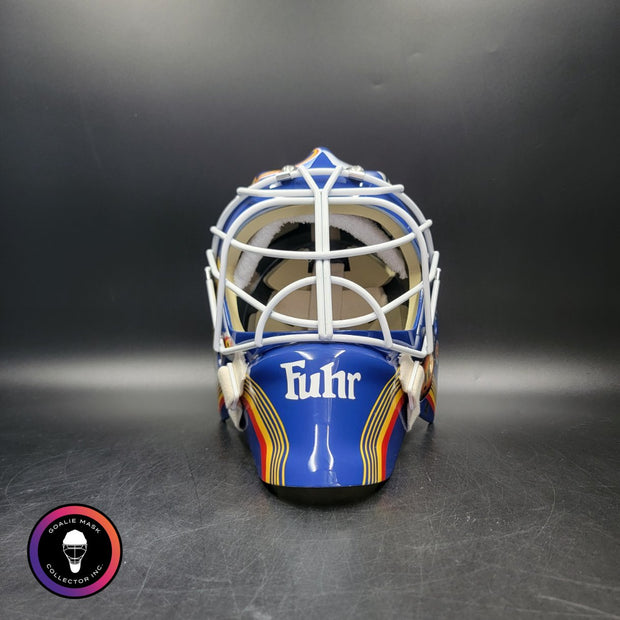Grant Fuhr Signed Goalie Mask St. Louis V4 2000 Signature Edition Autographed Tribute