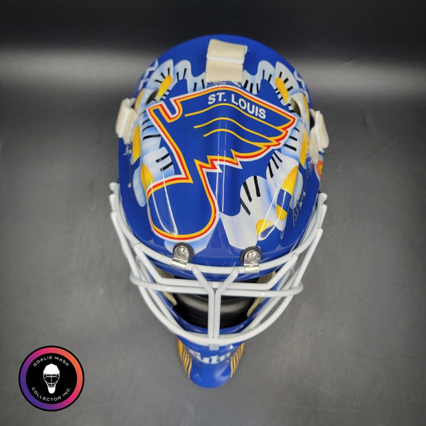 Grant Fuhr Signed Goalie Mask St. Louis V4 2000 Signature Edition Autographed Tribute