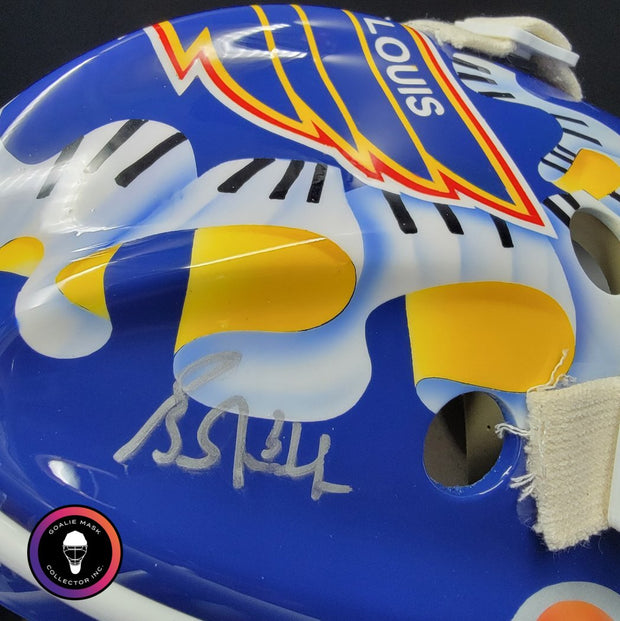 Grant Fuhr Signed Goalie Mask St. Louis V4 2000 Signature Edition Autographed Tribute