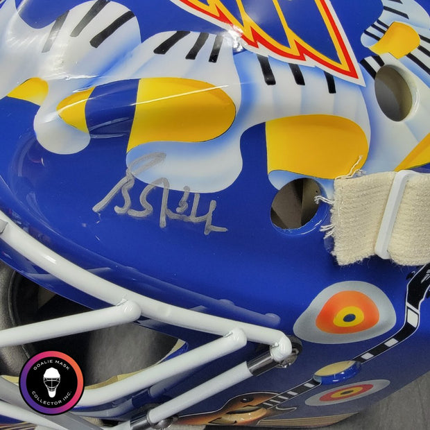Grant Fuhr Signed Goalie Mask St. Louis V4 2000 Signature Edition Autographed Tribute