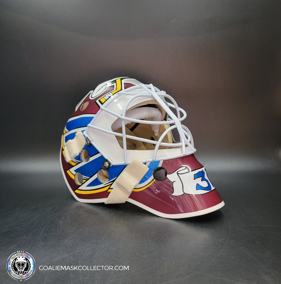 Guy Hebert Goalie Mask Unsigned Anaheim Tribute