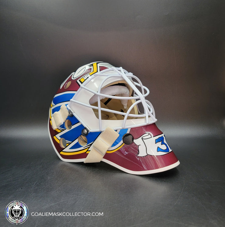 Guy Hebert Goalie Mask Unsigned Anaheim Tribute