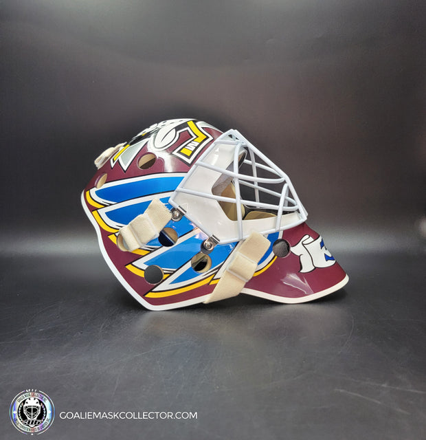 Guy Hebert Goalie Mask Unsigned Anaheim Tribute