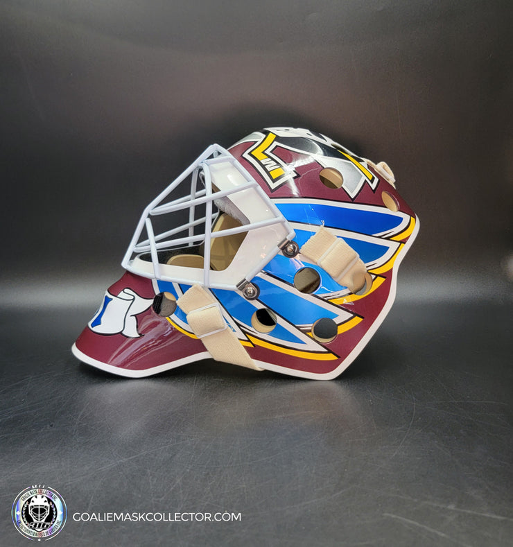 Guy Hebert Goalie Mask Unsigned Anaheim Tribute