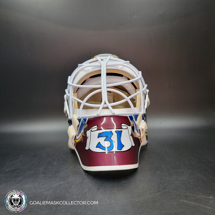 Guy Hebert Goalie Mask Unsigned Anaheim Tribute