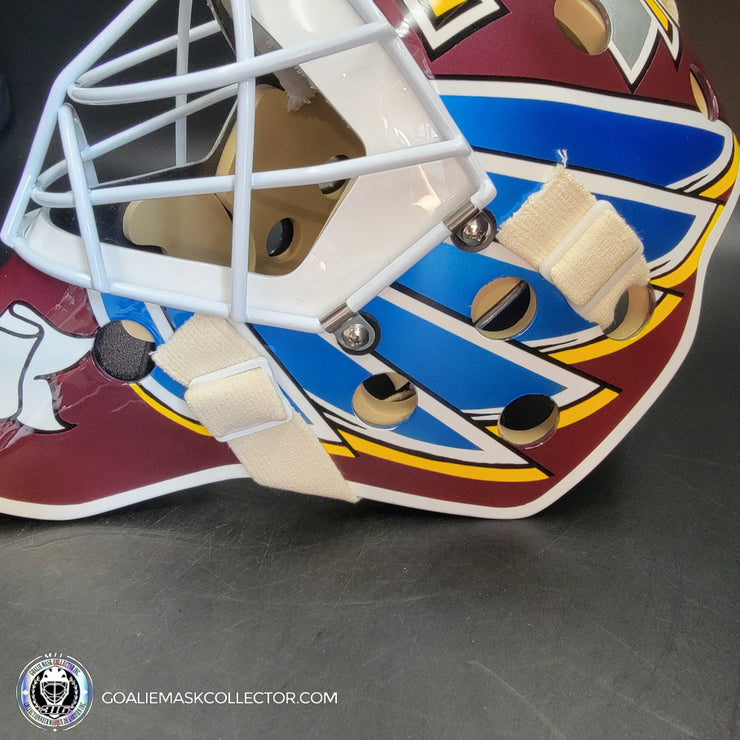Guy Hebert Goalie Mask Unsigned Anaheim Tribute