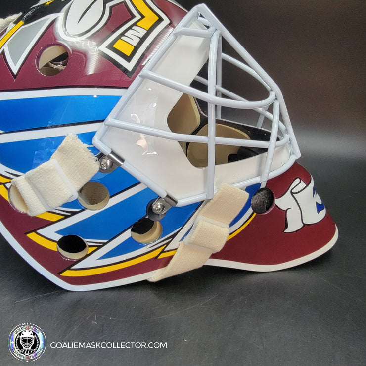 Guy Hebert Goalie Mask Unsigned Anaheim Tribute