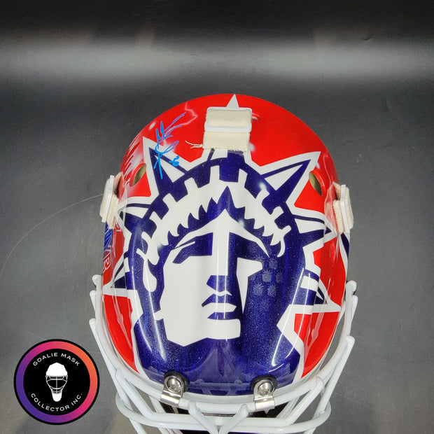 Henrik Lundqvist Signed Goalie Mask New York "Mike Richter 1994" Tribute Signature Edition Autographed by Lundqvist Tribute