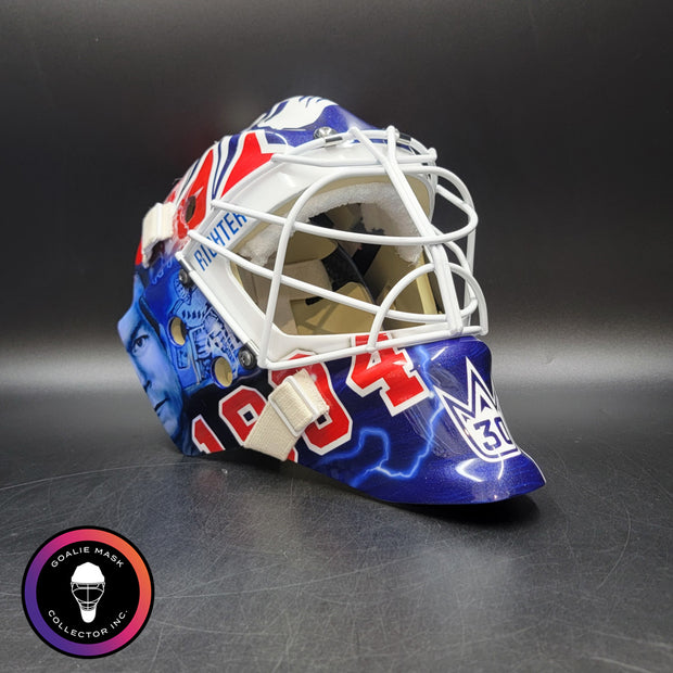 Henrik Lundqvist Signed Goalie Mask New York "Mike Richter 1994" Tribute Signature Edition Autographed by Lundqvist Tribute