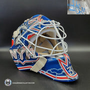 Henrik Lundqvist Goalie Mask Signed 2012 New York Signature Edition Tribute