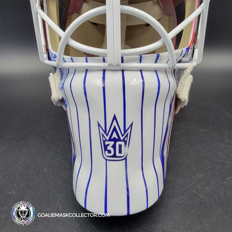 Henrik Lundqvist Signed Goalie Mask 2014 Stadium Series New York Tribute Signature Edition