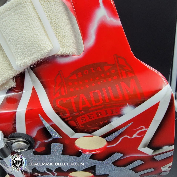 Henrik Lundqvist Signed Goalie Mask 2014 Stadium Series New York Tribute Signature Edition