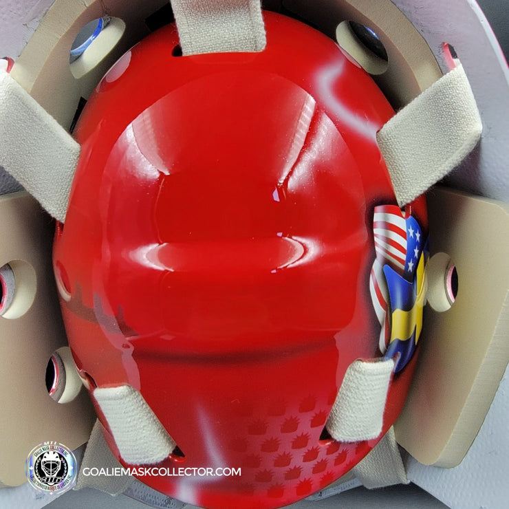 Henrik Lundqvist Signed Goalie Mask 2014 Stadium Series New York Tribute Signature Edition