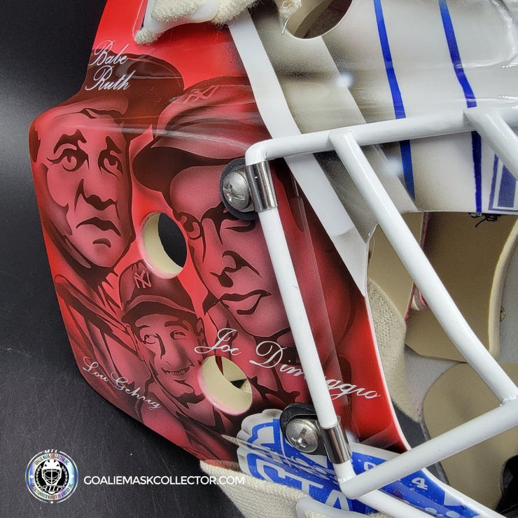 Henrik Lundqvist Signed Goalie Mask 2014 Stadium Series New York Tribute Signature Edition