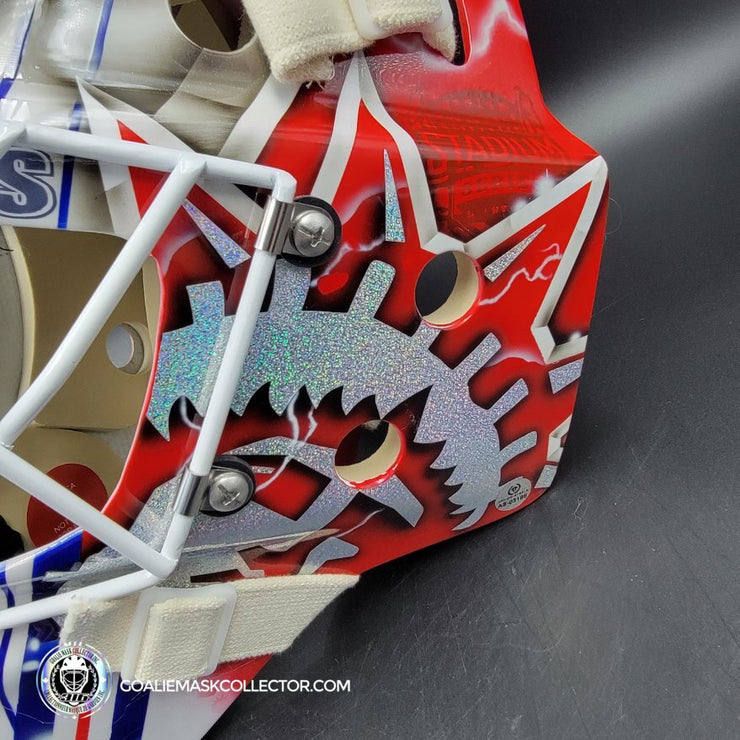 Henrik Lundqvist Signed Goalie Mask 2014 Stadium Series New York Tribute Signature Edition