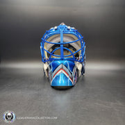 Henrik Lundqvist Signed Goalie Mask 2015 New York Neon Blue Edition Signature Edition Autographed Tribute